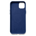 Mujjo Full Leather kryt Apple iPhone 14/15 Plus modrý