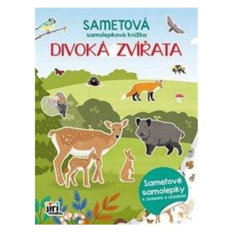 Sametová samolepková knížka Divoká zvířata JIRI MODELS a. s.
