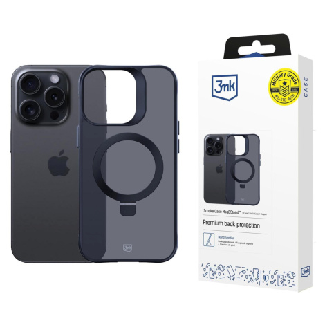 3mk ochranný kryt Smoke Case Mag&Stand pro Apple iPhone 15 Pro Max