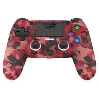 Dragonshock Mizar Wireless Controller Red Camo (PS4/PC) Červená/stříbrná