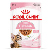 Royal Canin Sterilized Kitten v omáčce - 48 x 85 g