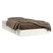 Rám postele bílý 100 × 200 cm masivní dřevo, 820687