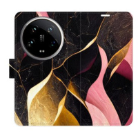 iSaprio Flip pouzdro Gold Pink Marble 02 pro Xiaomi 14 Ultra