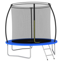 vidaXL Trampolína s příslušenstvím kulatá 244 x 55 cm 100 kg