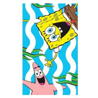 Carbotex Dětský ručník Sponge Bob Zábava v moři 30 × 50 cm