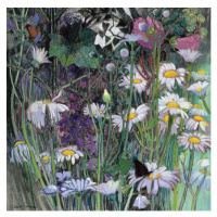 Obrazová reprodukce The White Garden, Claire Spencer, 40 × 40 cm