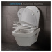 Blumfeldt Aliano, deska na toaletu, D-tvar, automatické sklápění, antibakteriální, bílá