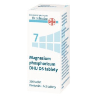 MAGNESIUM PHOSPHORICUM DHU D6(D12) neobalené tablety 200
