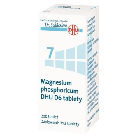 MAGNESIUM PHOSPHORICUM DHU D6(D12) neobalené tablety 200 Dr. Schüsslera