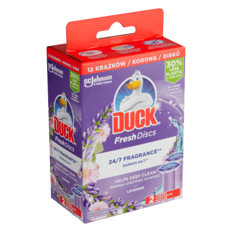 Duck Fresh Discs Levandule čistič WC náplň 2 x 36ml (72ml)