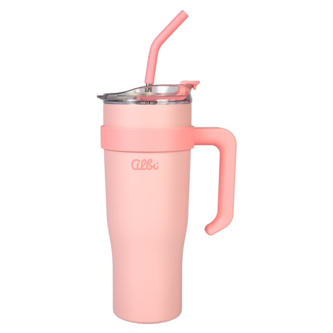Růžový nerezový termohrnek XXL 1200 ml Albi