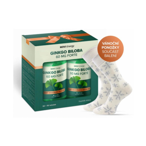 MOVit Energy Ginkgo Biloba 60 mg Forte dárkové balení 90+90 tobolek