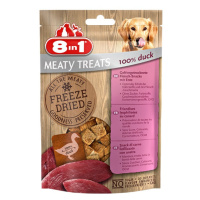 8 in 1 Meaty Treats mrazem sušené pamlsky pro psy se 100% kachním masem 50 g