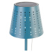 Venkovní stolní lampa modrá včetně LED 3-stupňové stmívatelné dobíjecí a solární - Ferre