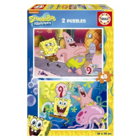 Sponge Bob - puzzle z kategorie 15 - 60 dílků