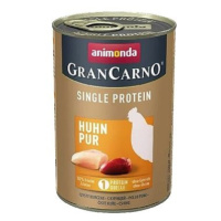 Grancarno konzerva pro psy Single Protein čisté kuřecí 400 g