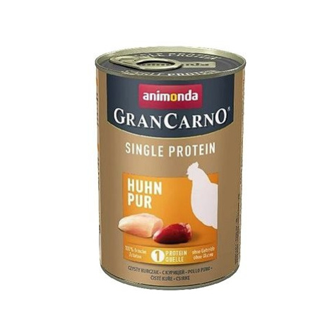 Grancarno konzerva pro psy Single Protein čisté kuřecí 400 g Animonda