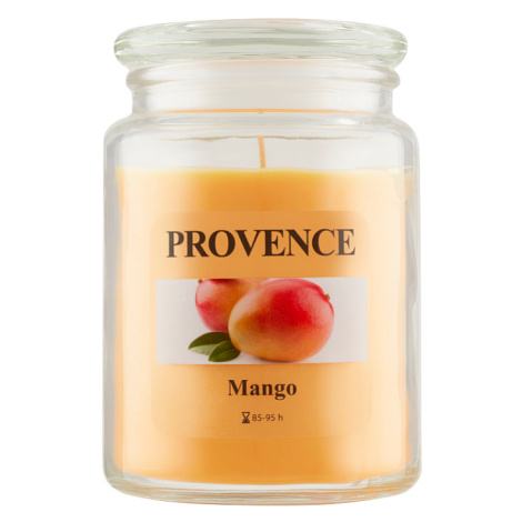 Provence Svíčka ve skle s víčkem 510g, mango
