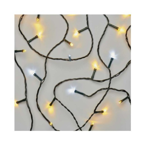EMOS LED vánoční řetěz Blick s časovačem 12 m teplá/studená bílá