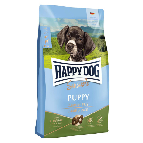 Happy Dog Supreme Sensible Puppy jehněčí maso s rýží 4 kg