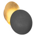 Chytré nástěnné svítidlo černé se zlatem včetně WiFi G9 - Sunrise