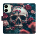 iSaprio flip pouzdro Skull in Roses 02 pro Xiaomi Redmi 13C