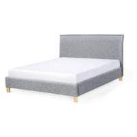 BELIANI postel SENNEZ 140 × 200 cm, šedá
