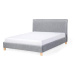 BELIANI postel SENNEZ 140 × 200 cm, šedá