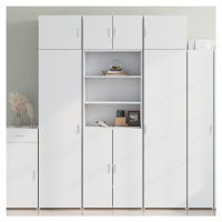 vidaXL Skříň highboard bílá 70 x 42,5 x 185 cm kompozitní dřevo