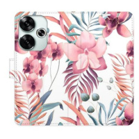 iSaprio Flip pouzdro Pink Flowers 02 pro Poco F6