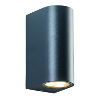 ACA Lighting GU10 venkovní nástěnné svítidlo plast 230V tmavě šedá IP65 MAX.2X3W LED SL8211GU10G