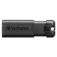 VERBATIM Flash Disk 256GB PinStripe USB 3.0, černý Černá