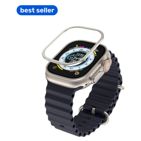 Safírové sklo s titanovým rámem pro Apple Watch Ultra Blueo