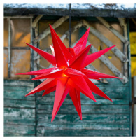 STERNTALER 18cípá XL plastová hvězda venkovní - červená