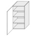 ArtExt Kuchyňská skříňka horní vysoká MALMO | W4 50 Barva korpusu: Grey