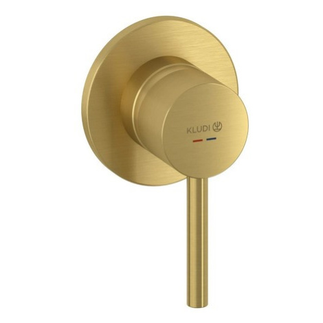 Kludi Bozz sprchová baterie bez podomítkového tělesa kartáčované zlato 38925N076