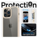 Spigen Ultra Hybrid pouzdro na iPhone 14 PRO 6.1" Sand beige