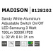 Nova Luce Nástěnná LED diodová čtecí lampička Madison - 3 W LED, bílá NV 8128202