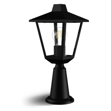 Philips Kinno venkovní sloupkové svítidlo černá, 38,5 cm, E27, max. 1x25 W