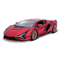 Bburago 1:18 TOP Lamborghini Sian FKP 37 Red