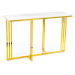 DekorStyle Konzolový stolek Veo 120 cm zlatý