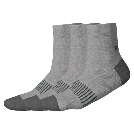 Parkside® Pánské pracovní ponožky, 3 páry (šedá, 39-42)