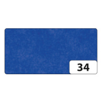 Hedvábný papír 50 × 70 cm, 20 g, 26 listů - barva tmavě modrá
