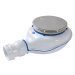 Mereo sifon pro sprchové vaničky Turboflow 2 s vylisovaným těsněním 90 mm plast bílá PR6042C (02