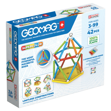 Geomag Supercolor recyklováno 42 kusů