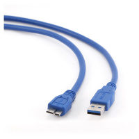 Kabel CABLEXPERT CCP-mUSB3-AMBM-6 USB A-B micro 1,8m 3.0, modrý