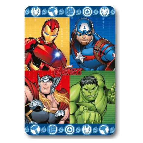 Faro Dětská fleecová deka Polar Avengers 100x140 cm vícebarevná