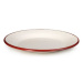 Smaltovaný talíř bílo červený 28cm - Ibili