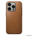 Nomad Modern Leather Case, english tan - iPhone 15 Pro (NM01615385) Hnědobéžová