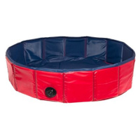 Karlie Skládací bazén pro psy modro/červený 160 × 30 cm